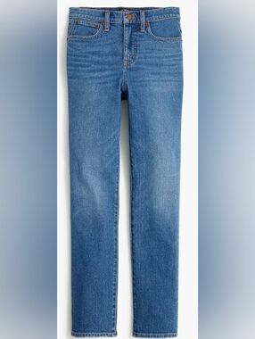 NWOT J. Crew Essential Straight-Leg Jeans in Classic Blue Denim